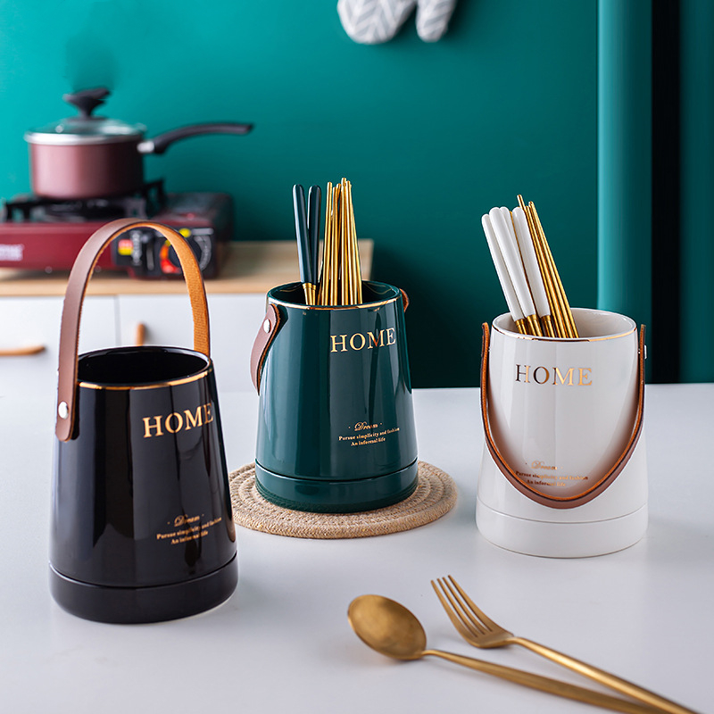 Kitchen Gadgets In Japan - Acessórios utensílio conatiner titular cerâmica cozinha