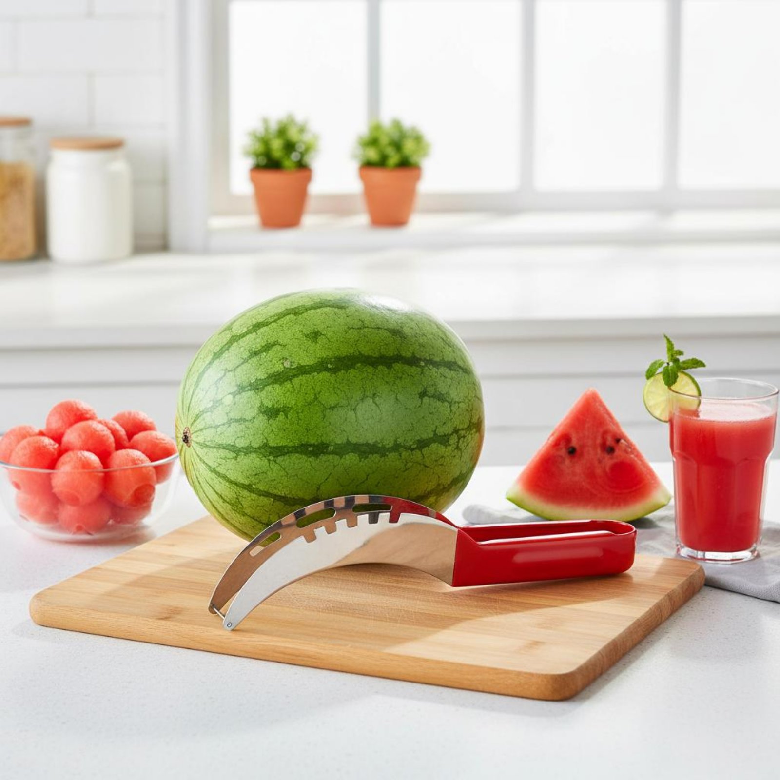 Watermelon Slicer Cutter - Cortador de Cubos de Melancia em