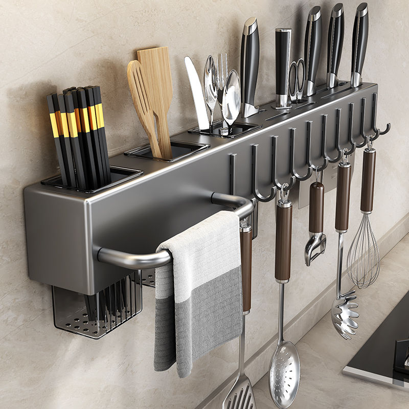 Kitchen Gadgets Cabinet - Prateleira de Cozinha Sem Ferramentas, Acessórios