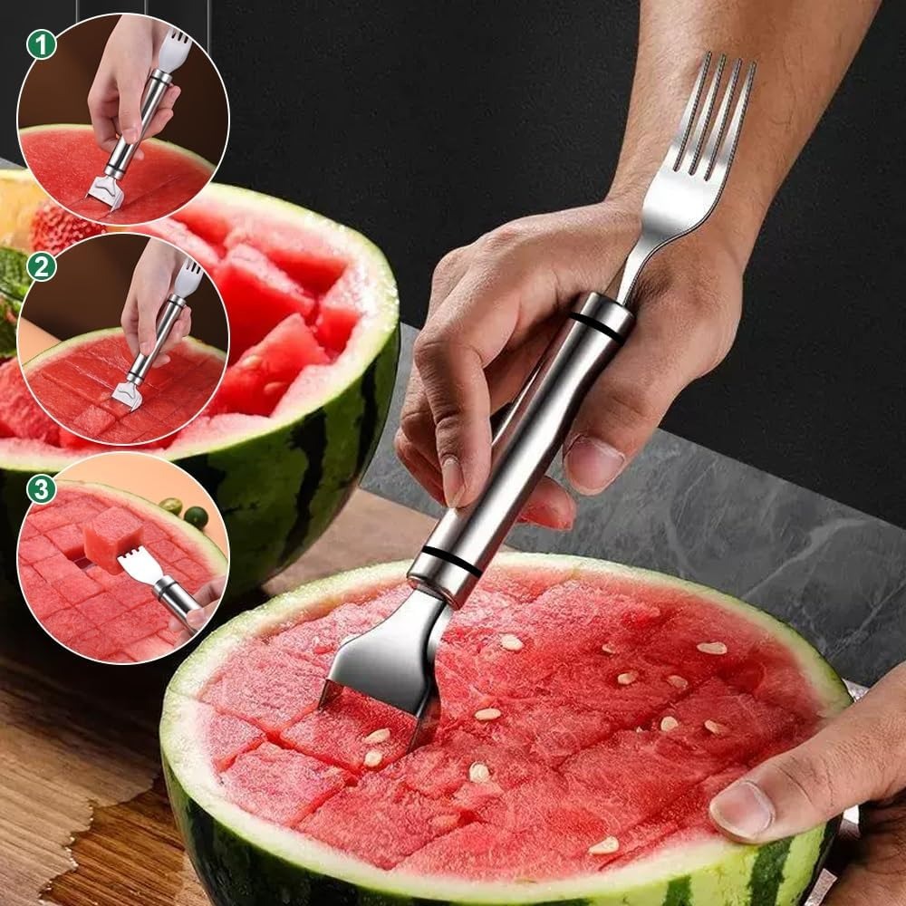 Watermelon Slicer Cutter - Cortador de Frutas 2 em 1