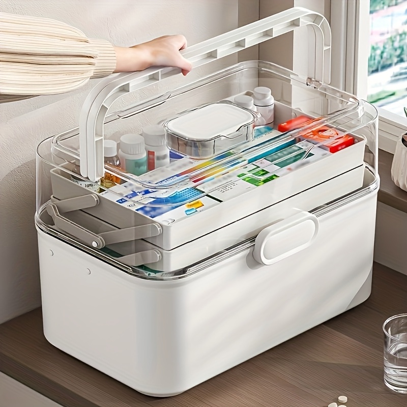 Kitchen Gadgets Cabinet - Caixa Organizadora de Medicamentos com Tampa