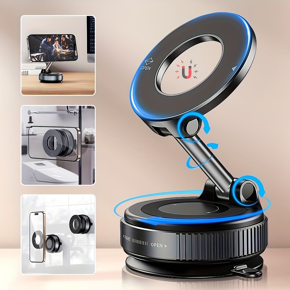 Kitchen Gadgets Online - Suporte Magnético para Celular com Ventosa,