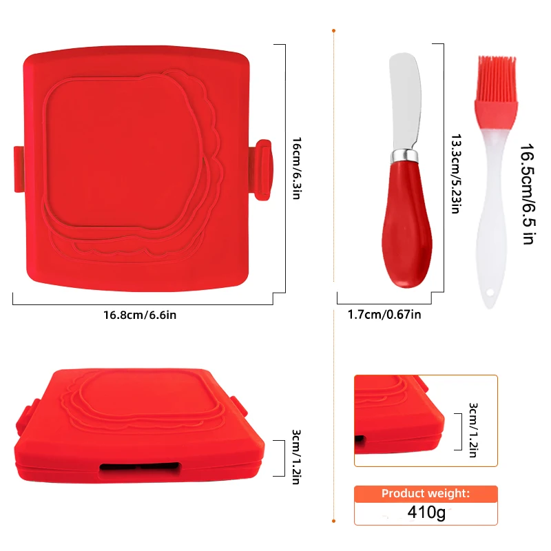 Conjunto de 3 peças para sandu - Kitchen Gadgets Baking avaliação e preço