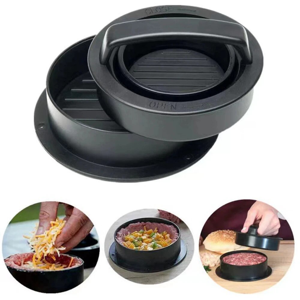 Prensa redonda para hambúrguer - Kitchen Gadgets Modern avaliação e preço