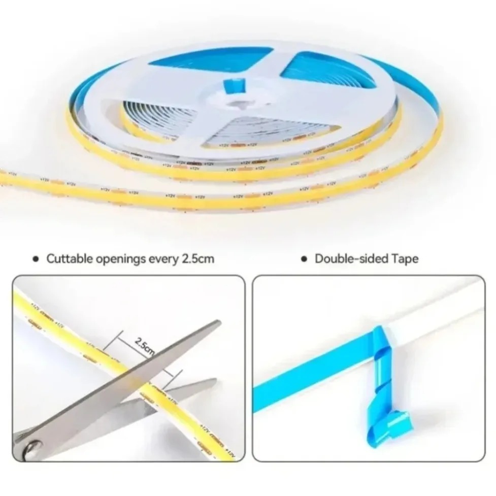 Fita LED COB com Controle por  - Kitchen Gadgets Cabinet avaliação e preço