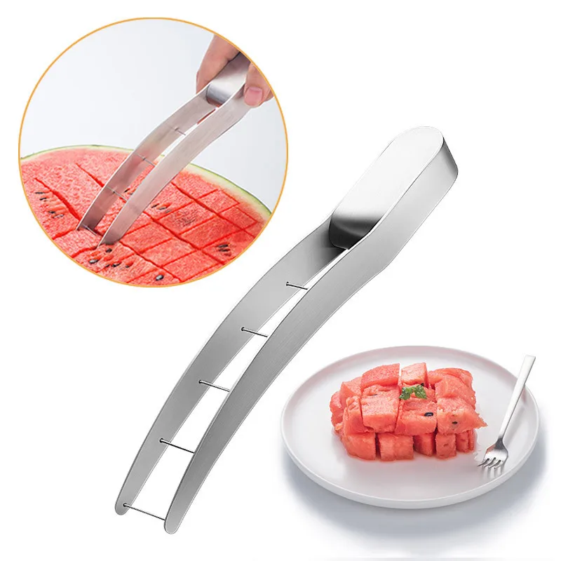 Faca De Melancia De Aço Inoxid - Watermelon Slicer Cutter avaliação e preço