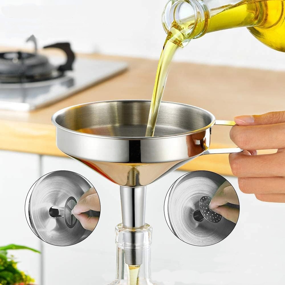 Funil de Aço Inoxidável com Bo - Kitchen Gadgets Ninja avaliação e preço