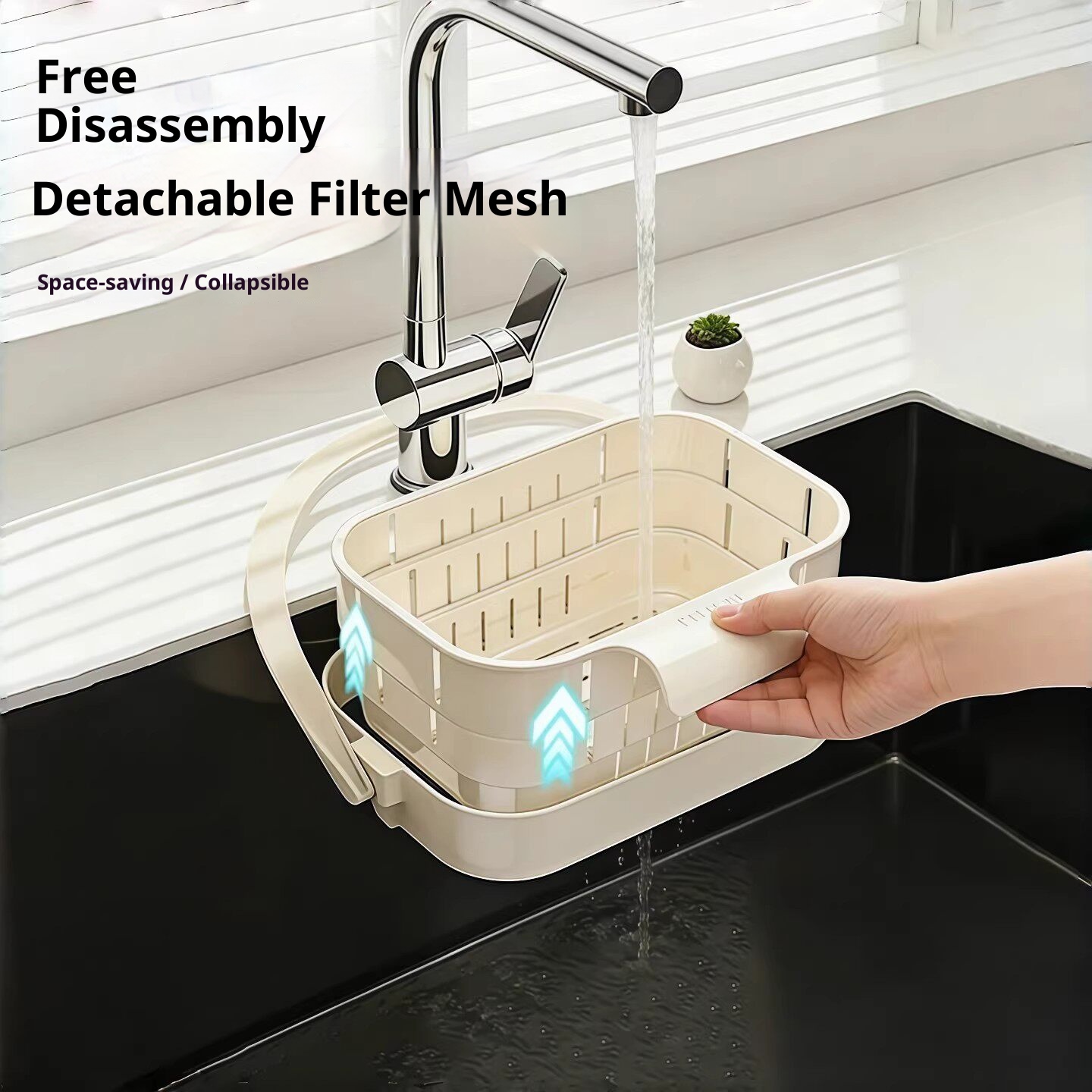 Cesto Coador Dobrável para Pia - Kitchen Hanging Gadgets avaliação e preço