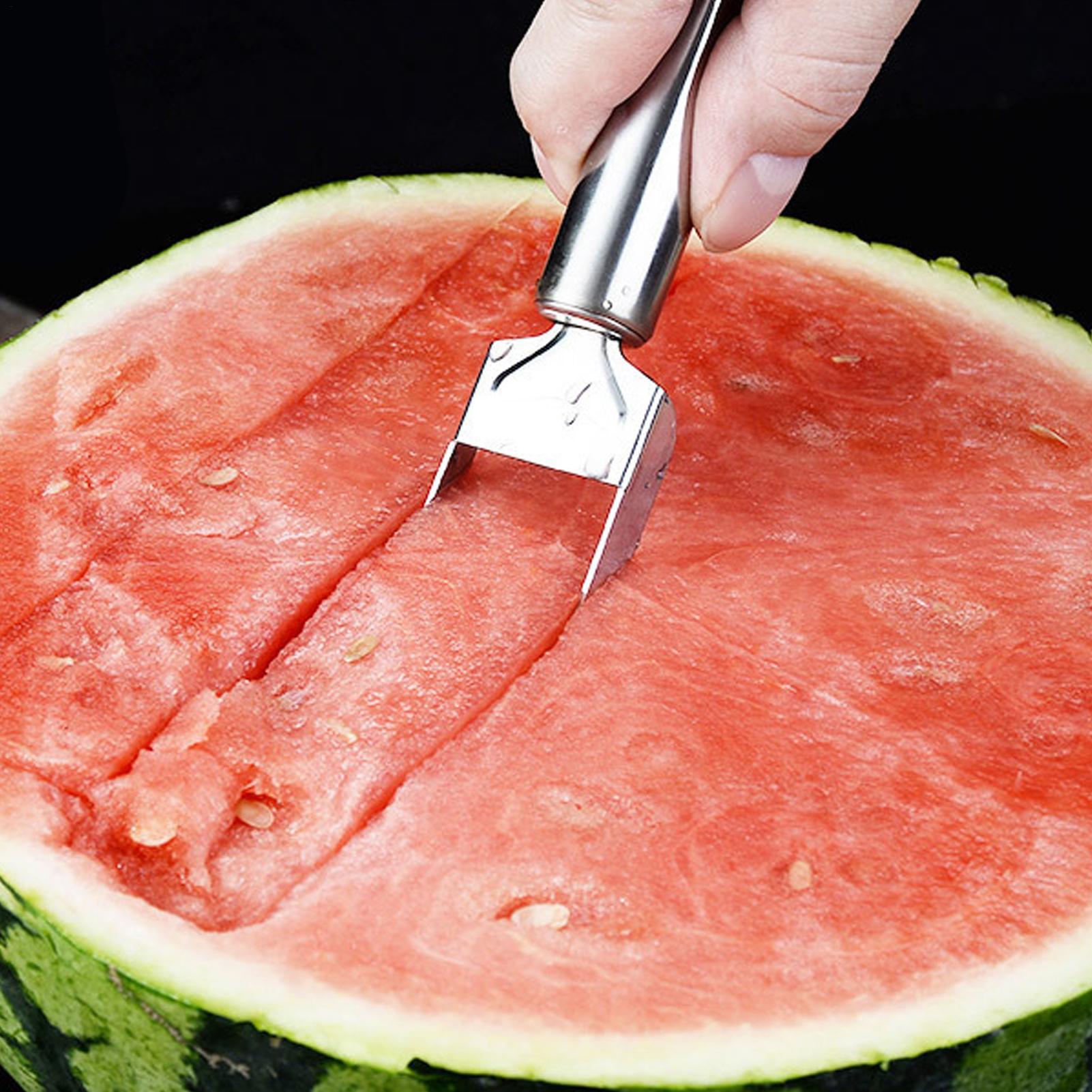 Cortador de melancia com garfo - Watermelon Slicer Cutter avaliação e preço