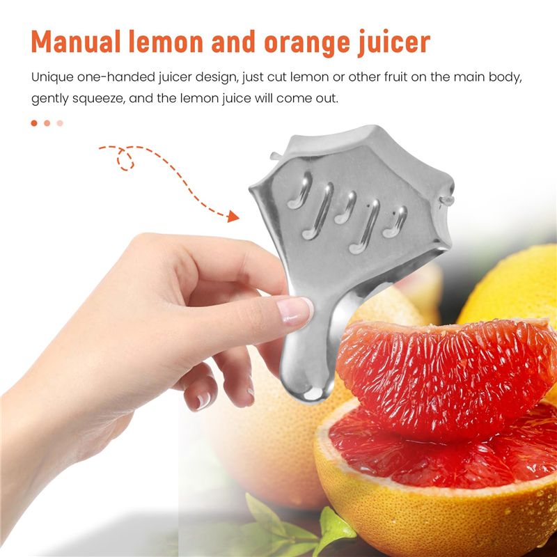 Espremedor de limão em aço ino - Citrus Lemon Squeezer avaliação e preço