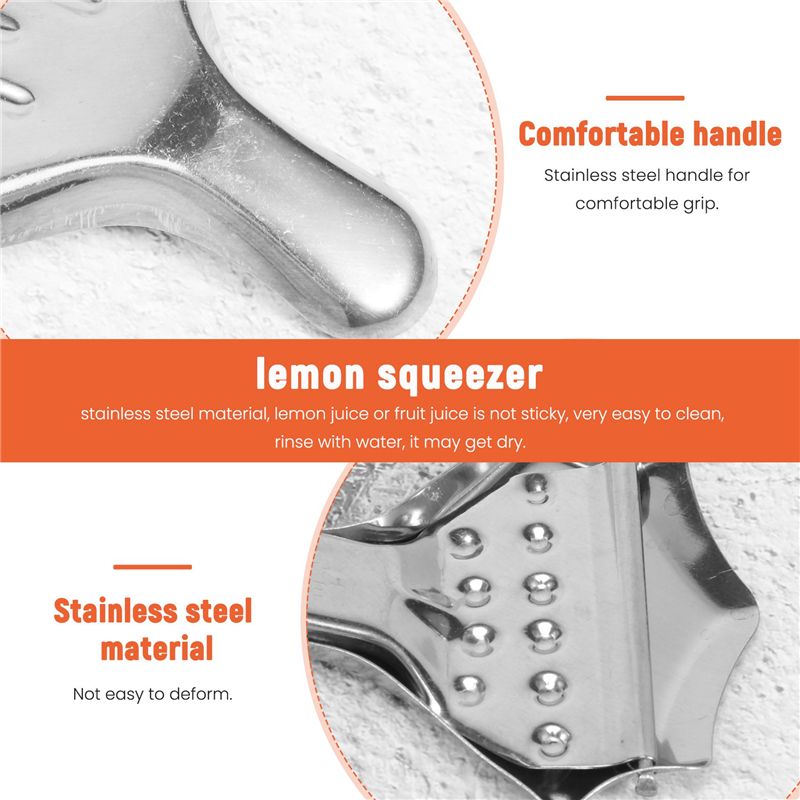 Espremedor de limão em aço ino - Citrus Lemon Squeezer avaliação e preço