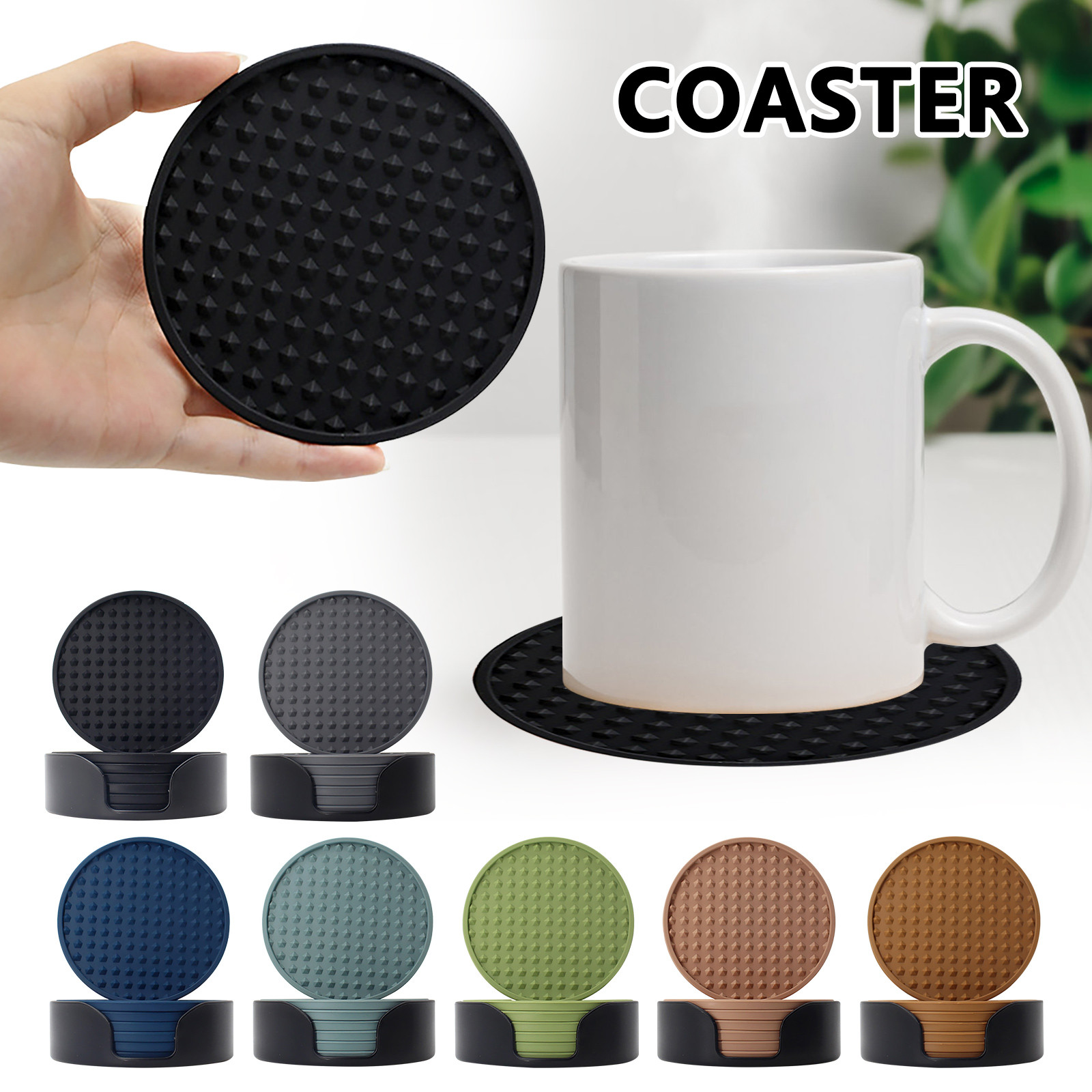 Silicone Beber Coaster Set, Ta - Kitchen Gadgets Set avaliação e preço