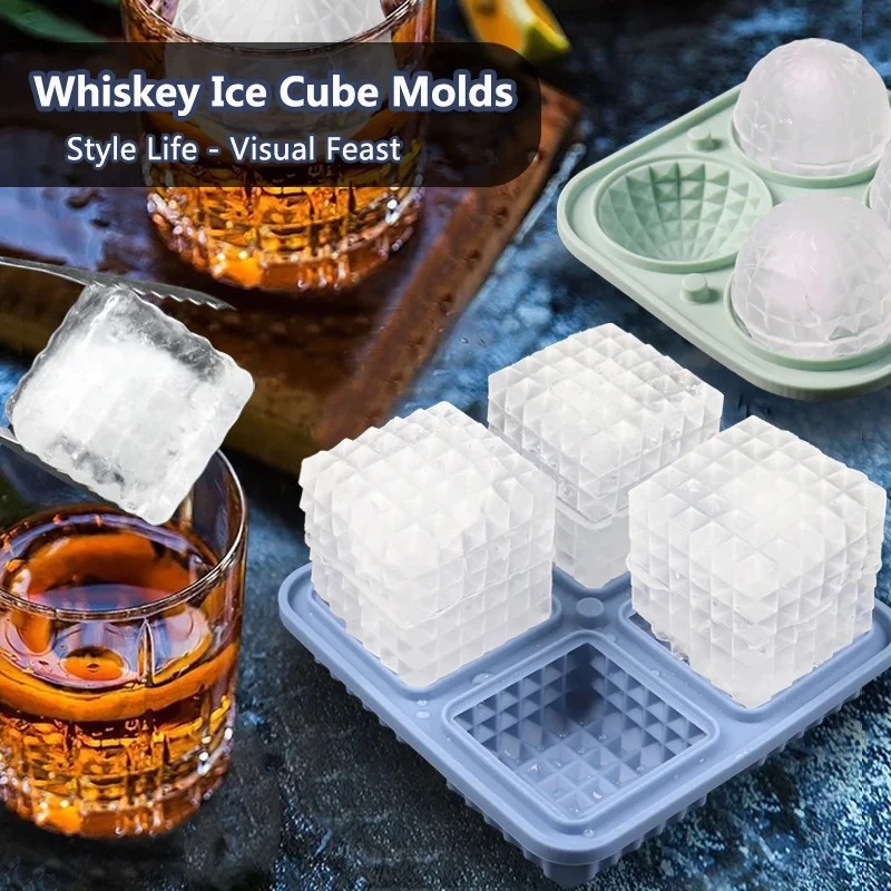 Forma de Gelo de Silicone com  - Kitchen Gadgets Baking avaliação e preço