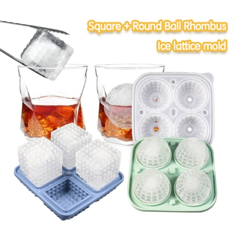 Forma de Gelo de Silicone com  - Kitchen Gadgets Baking avaliação e preço