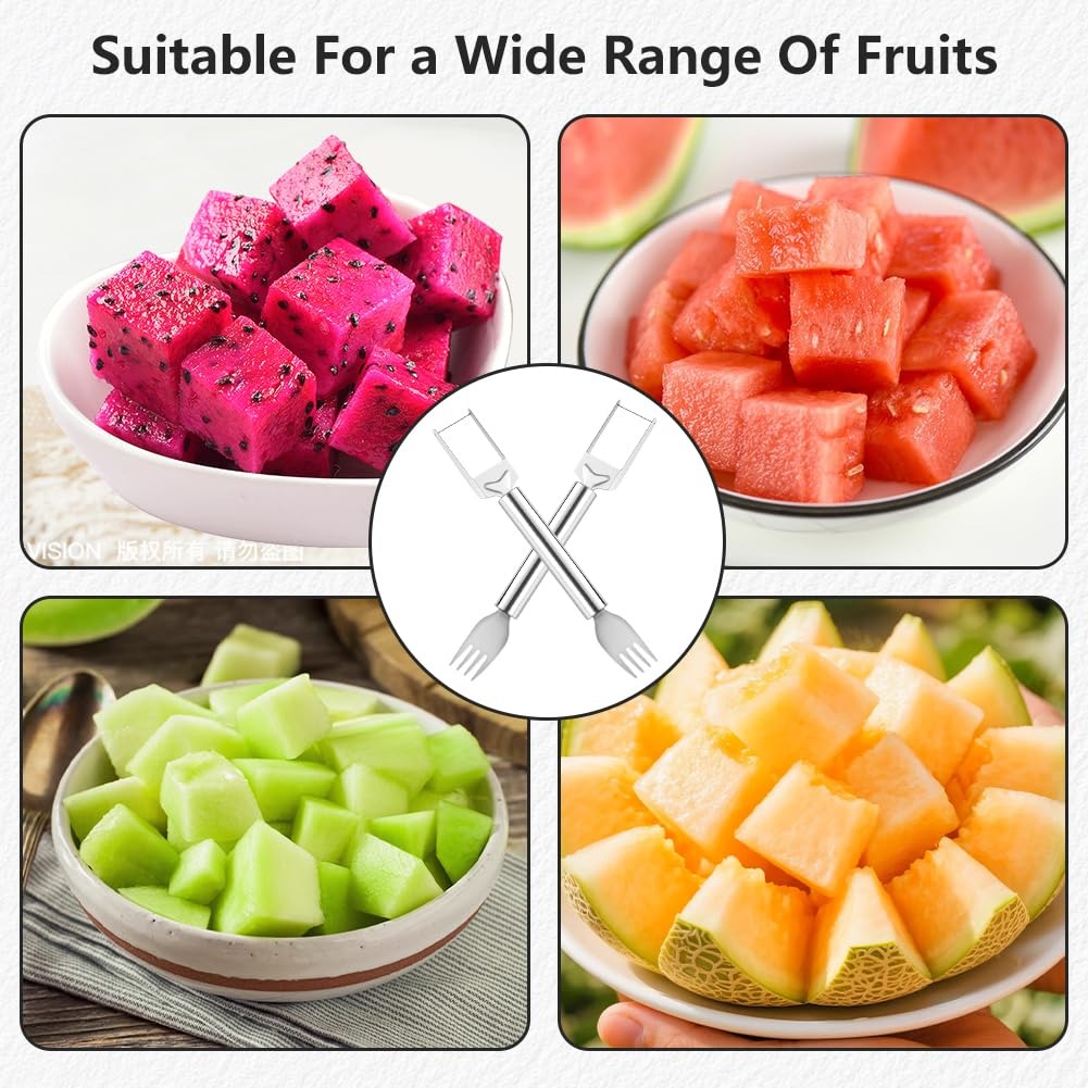 Cortador de Frutas 2 em 1 em A - Watermelon Slicer Cutter avaliação e preço