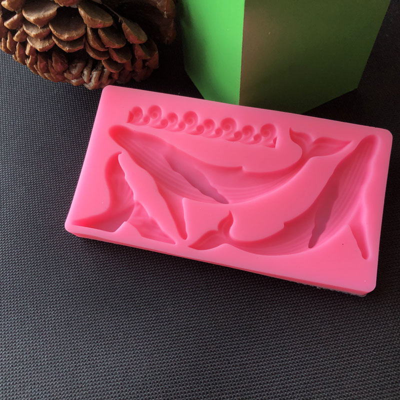 Diy baleia silicone molde ocea - Kitchen Gadgets Baking avaliação e preço
