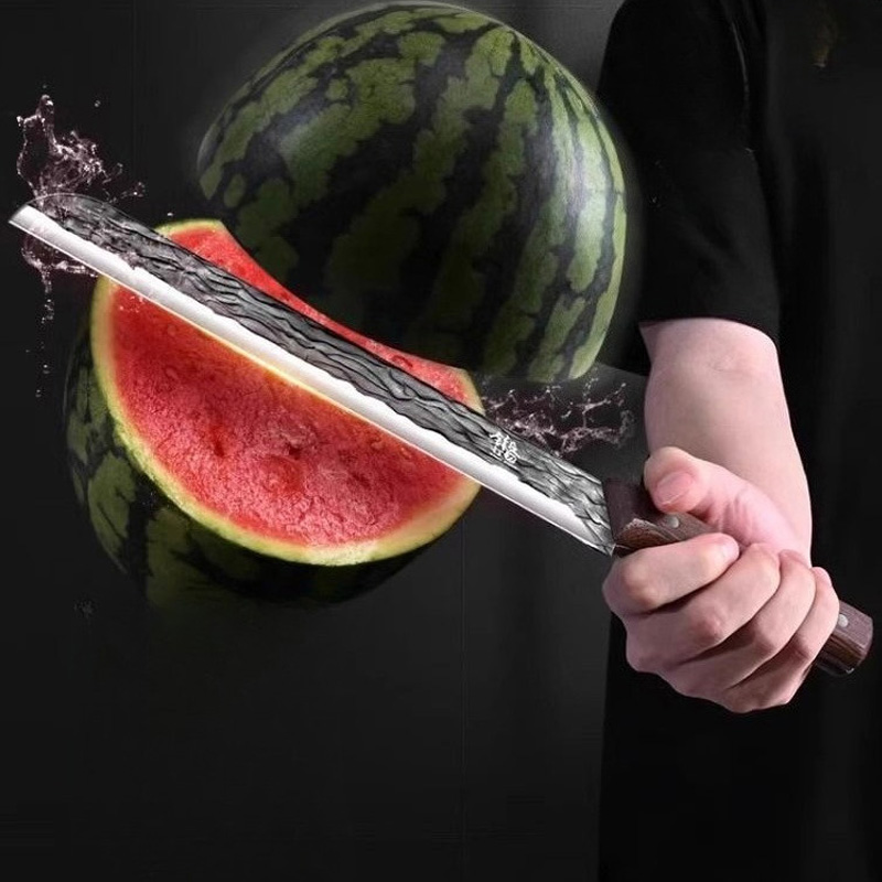 Faca de frutas forjada, uma fa - Watermelon Slicer Cutter avaliação e preço
