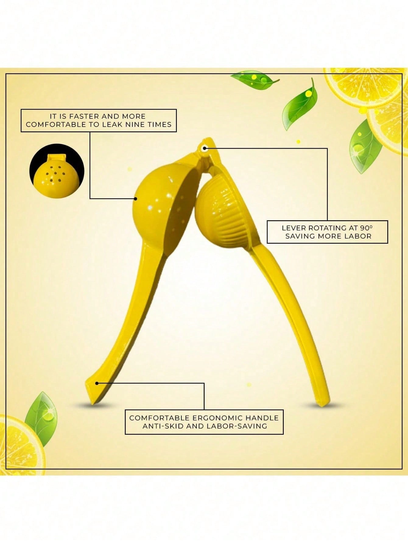 Espremedor de Limão Manual, Fe - Citrus Lemon Squeezer avaliação e preço